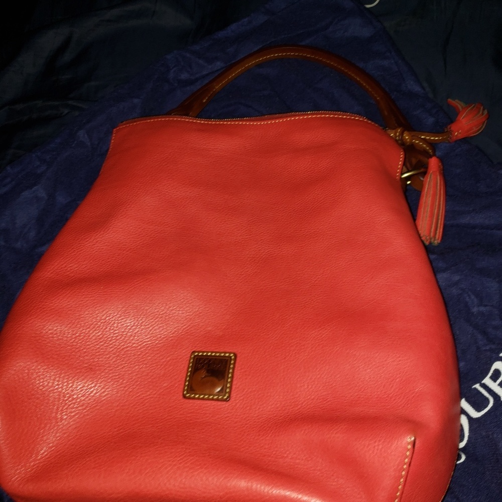 Beautiful crimsom/deep coral purse